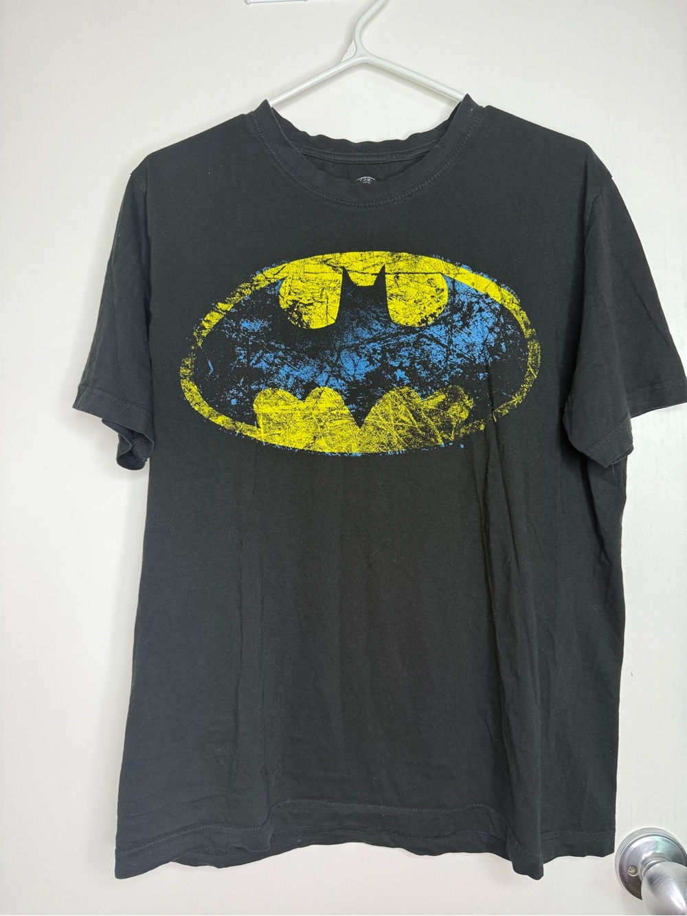 Black Batman Logo Graphic Tee Women's Medium
